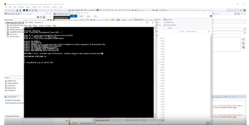 Running the application from the terminal