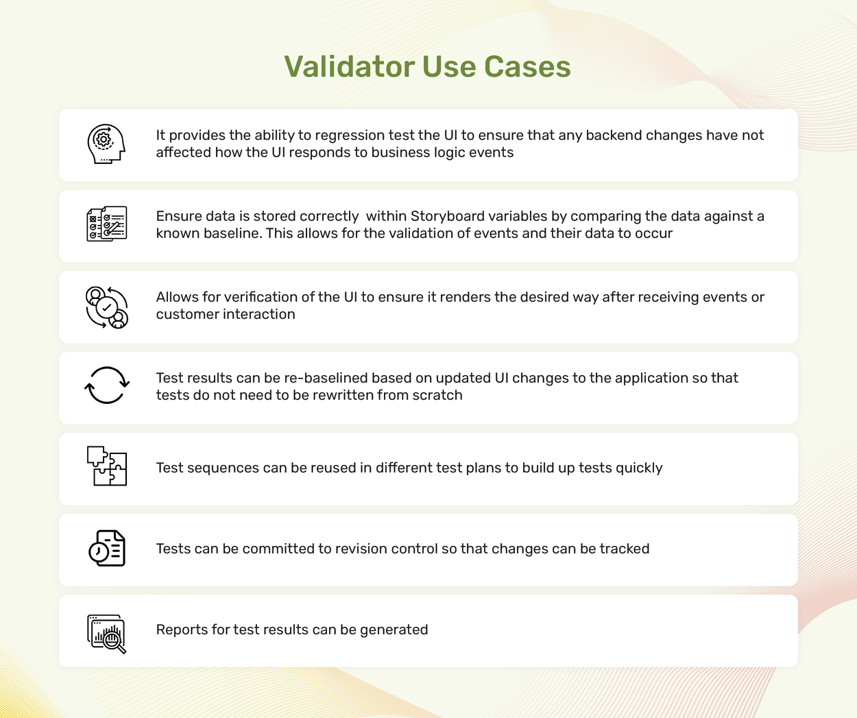 Infographic - Storyboard Validator Use Cases