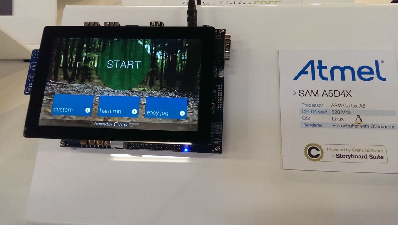 atmel, crank software