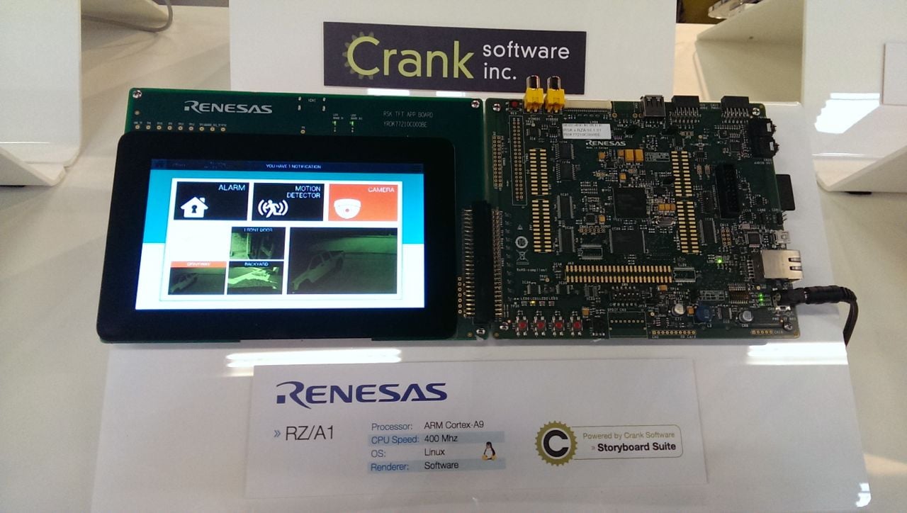 renesas, crank software