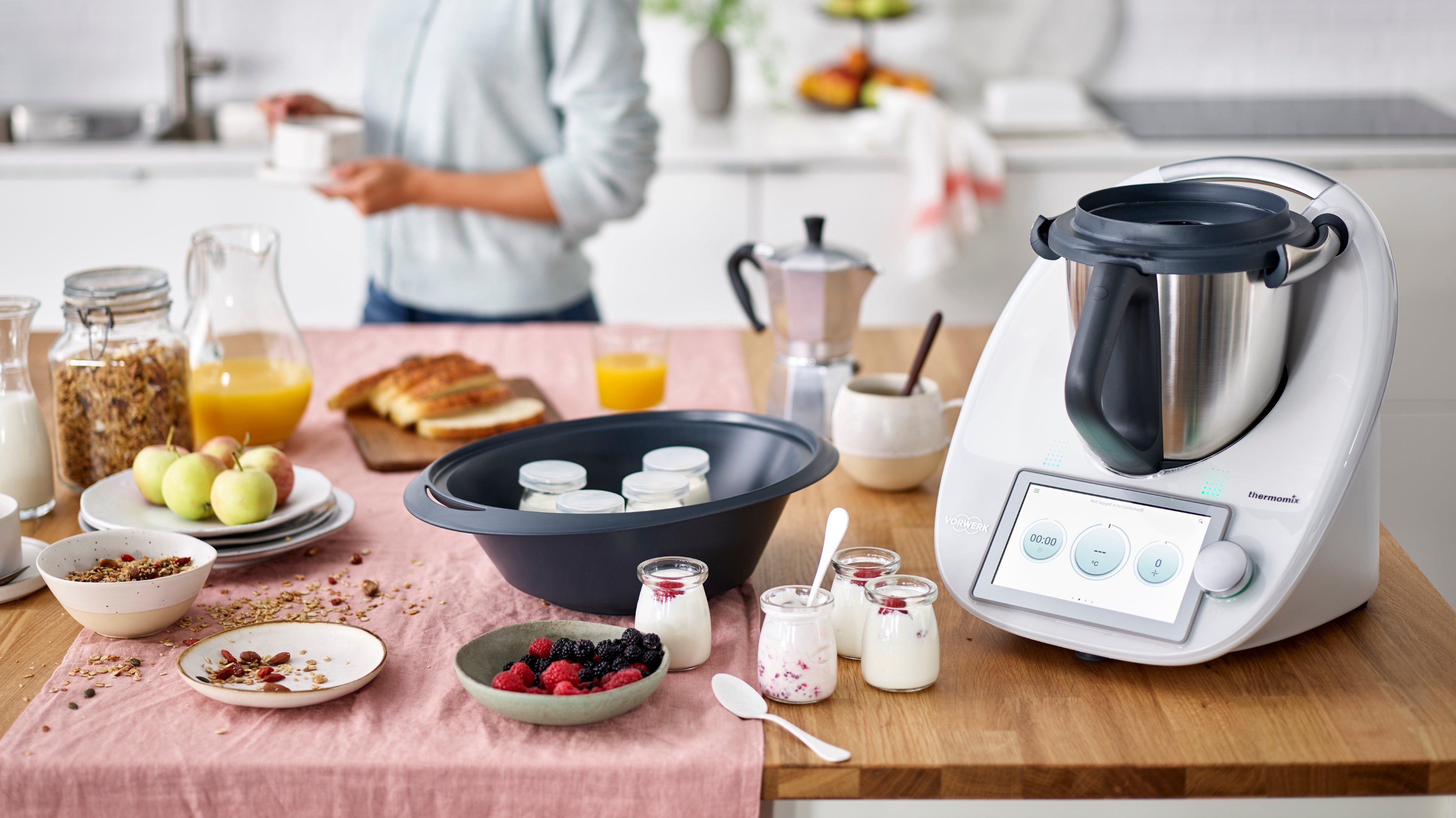 Thermomix being used in a smart kitchen