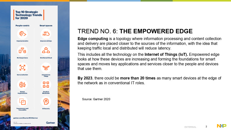 trend 6 - empowered edge - internet of things IoT NXP and Crank Software webinar